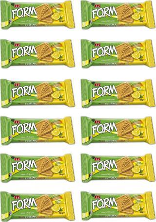 Eti Form Limon Lifli Kepekli Bisküvi 50 G X 12 Adet