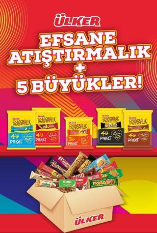 Ülker Efsane Atıştırmalık + 5 Büyükler Paketi