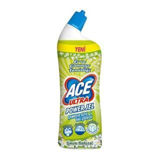 ACE Ultra Power Jel 750 ml. Çamaşır Suyu Limon Kokulu (4'lü)