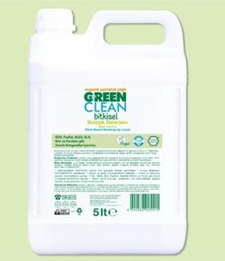 Green Clean Bitkisel Bulaşık Deterjanı Organik Portakal Yağlı (5000 Ml) Depo-e