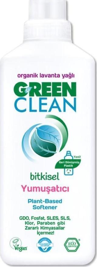 Green Clean Organik Lavanta Yağlı Bitkisel Yumuşatıcı 1000 ml Vegan
