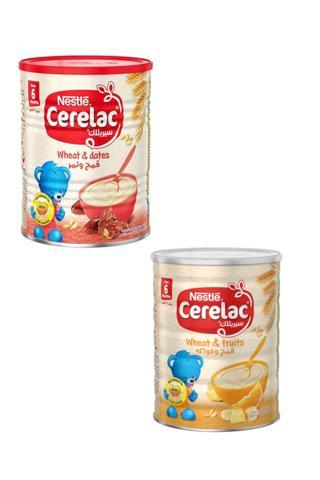 Nestle Cerelac Wheat And Fruits 400 Gr + Cerelac Wheat And Dates 400 Gr (Orjinal)