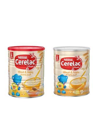Nestle Cerelac Wheat And Fruits 400 Gr + Cerelac Wheat And Honey 400 Gr