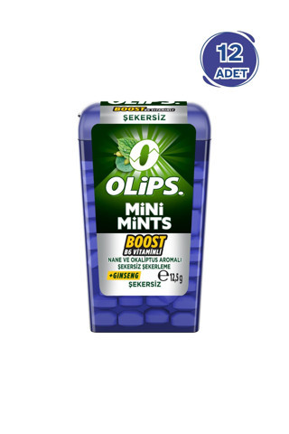Olips Mini Mints Nane Ginseng 12.5 G - 12 Adet