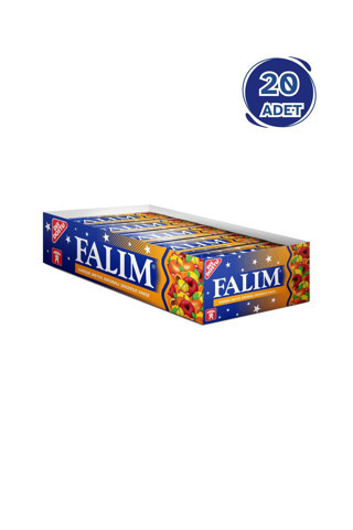Falım Karışık Meyve Aromalı Sakız 7 gr - 20 Adet