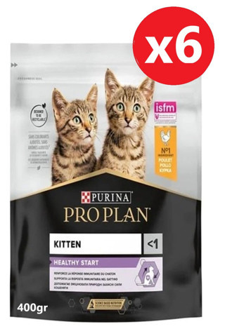 Pro Plan Junior Tavuklu Yavru Kedi Maması 400 gr*6 Adet