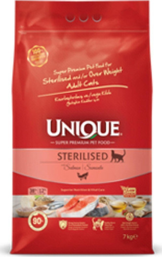 Unique Adult Cat Sterilised With Salmon 7 Kg Kısır Kedi Maması