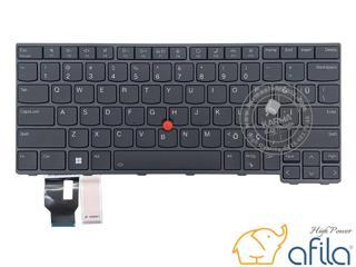 Lenovo ThinkPad T14, T14s Gen3 (Type 21BR 21BS) uyumlu Notebook Klavyesi (Siyah TR) ışıklı