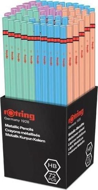 Rotring Kurşun Kalem Metalik Renkli 72 Adet