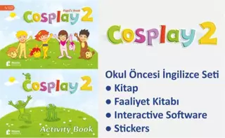 Cosplay 2-Okul Öncesi İngilizce Eğitim Seti - Başak Elmas - Nüans