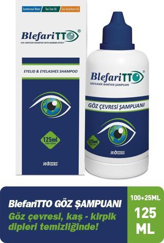 TTO BLEFARİ GÖZ ÇEVRESİ ŞAMPUANI 125 ML ( 100 25 ML ) (ÇAY AĞACI YAĞI / TEA TREE OIL)