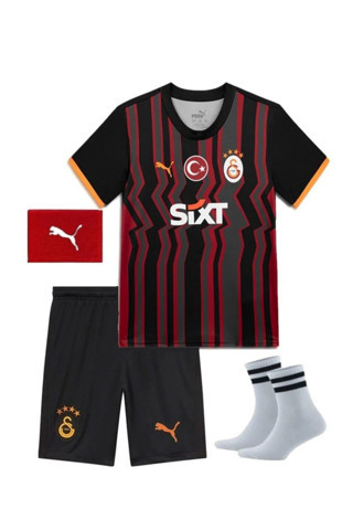 Yenteks G.S.Deplasman Siyah Osimhenn. Çocuk Futbol Forması Çorap Bileklik Hediye