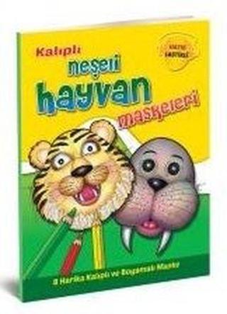 Kalıplı Neşeli Hayvan Maskeleri - Yumurcak Yayınları
