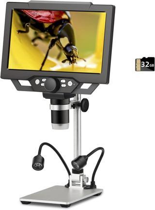 Koolertron 12MP 1600X Büyütme 9 Inc LCD Dijital Mikroskop