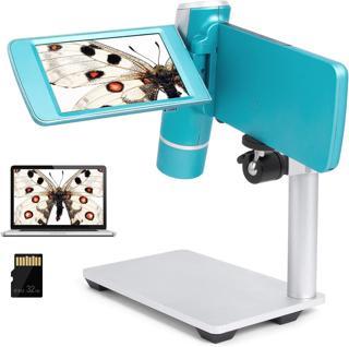 LINKMICRO LM203 4 Inc El LCD Dijital Mikroskop, 200X Taşınabilir Mikroskop