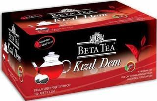 Beta Tea Kızıl Dem Türk Çayı Demlik Poşet 100 Adet
