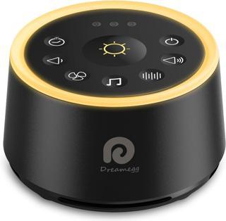Dreamegg D1 Ses Makinesi - Bebekler için Gece Işıklı - Siyah