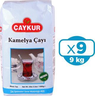 Çaykur Kamelya 1000 gr 9 lu Paket Dökme Çay