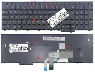 Lenovo ThinkPad E570, E570c, E575 Notebook Klavyesi - Siyah - TR