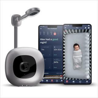 Nanit Pro Akıllı Bebek Monitörü ve Duvar Montajı - 1080p - Gümüş