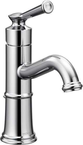 Moen 6402 Belfield Tek Kollu Banyo Musluğu, Krom