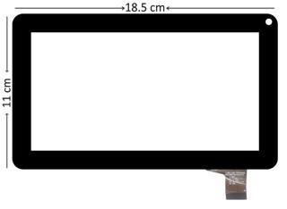 YCF0119, 86V 7" Tablet uyumlu Dokunmatik Panel - Siyah