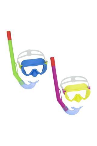 Bestway Çocuk Şnorkel Set Crusader Essential Sarı-Pembe Renk 3 İle 7 Yaş Arası 