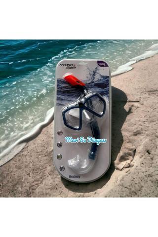 Bestway Hydro Swim Şnorkel Set 7+ 14 Yaş Arası Lacivert Siyah Renk