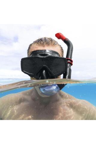 Bestway Yetişkin Prime Essential Şnorkel Set Siyah Renk 14 Yaş Üzeri 