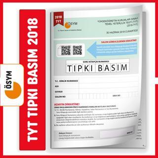 YKS-TYT 2018 ÖSYM Tıpkı Basım Türkiye Geneli Dijital Çözümlü Çıkmış Soru Kitapçığı - İnformal Yayınları