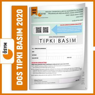 DGS 2020 ÖSYM Tıpkı Basım Türkiye Geneli Dijital Çözümlü Çıkmış Soru Deneme Kitapçığı - İnformal Yayınları