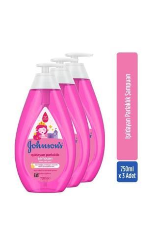 Johnson's Işıldayan Parlaklık Serisi Bebek Şampuanı 750 ml X3