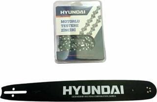 Hyundaı Motorlu Testere Pala Kılavuz Zincir Seti 3.25-36 Diş