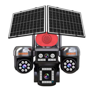 Avenir AV-S446 12MP 4 Kameralı PTZ 4G Sim Kartlı Solar Kamera