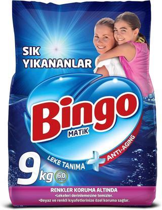 Bingo Matik Sık Yıkananlar Toz Çamaşır Deterjanı 9 kg