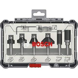 Bosch Freze Seti 6 Parça Karışık 8 mm (Pro) 2607017469