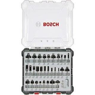 Bosch Profesyonel Karışık Freze Ucu Seti Şaftlı 8 mm 30'lu