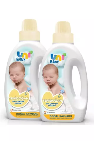 Uni Baby Çamaşır Sabunu Yenidoğan 1500 ml 2 Adet