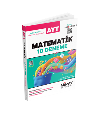 Miray Ayt Matematik 10 Deneme - Miray Yayınları