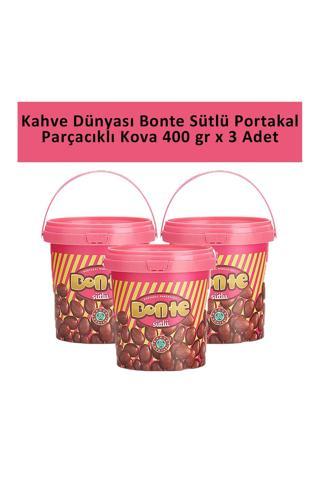 Kahve Dünyası BONTE Portakal Parçacık Kova 400 GR x 3 Adet