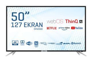 Onvo 50" 4K Ultra HD webOS Smart LED TV 127 Ekran