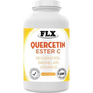 FLX 180 Tablet Kuersetin Quercetin Rutin Magnezyum Ester C Vitaminini Vitamin D Resveratrol Bromelain Complex