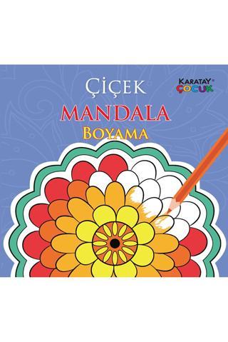 Karatay Yayınları 4E Çiçek Mandala Boyama