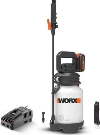 WORX WG829E 20Volt 2.0Ah. Li-ion 5Lt. Omuz Askılı Basınçlı İlaçlama ve Dezenfektan Pompası