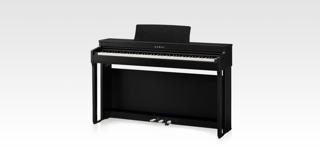 Kawai CN201B Siyah Dijital Duvar Piyanosu (TABURE+KULAKLIK)