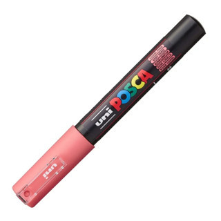 Uni-Ball Posca 0.7 Su Bazlı Boyama Markörü Mercan Pembe N (6 Lı Paket)