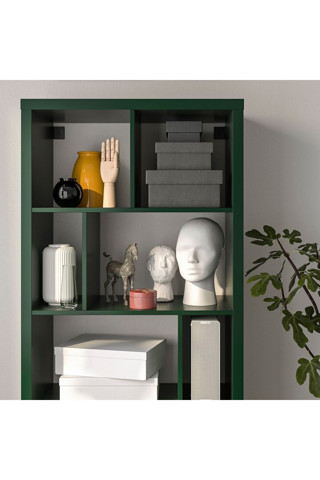 Ikea Açık Raf Ünitesi, Yeşil, 147X77 Cm
