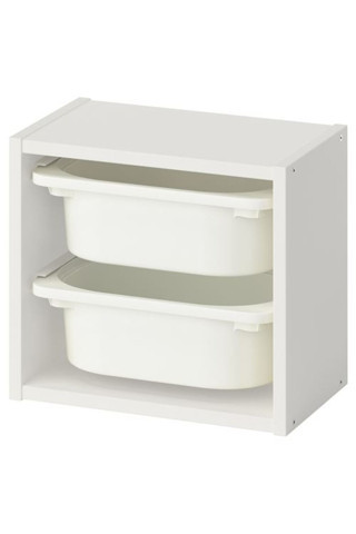 Ikea - Trofast, Çocuk Duvar Rafı, Beyaz, 34X21X30 Cm