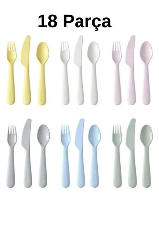 Ikea Premium Ürün Kaliteli Üretim Dayanıklı Kullanışlı Pratik Çocuk Bardak Tabak Kaşık Kase Setleri Kalas