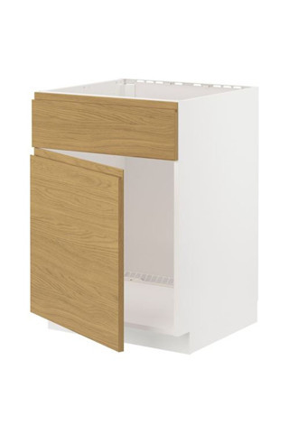 Ikea Metod, Eviye Dolabı, Voxtorp Meşe Görünümlü, 60X60 Cm